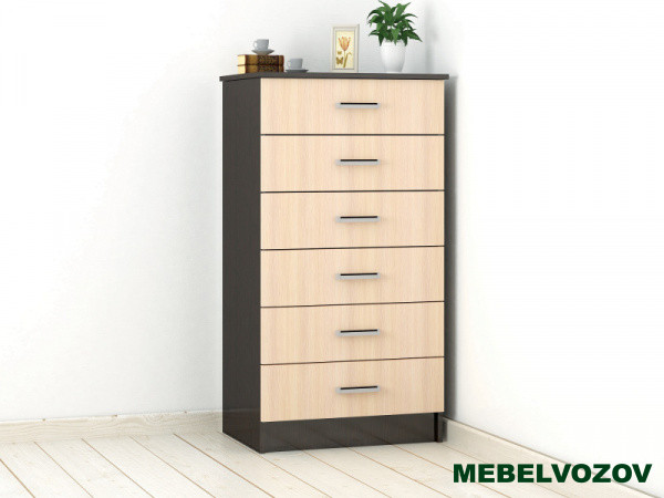 Комод Катрин 4 (Венге/Дуб Молочный) от магазина Мебельвозов в Нижнем Новгороде