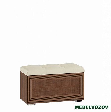 Банкетка с отсеком для хранения ЛБ-20 Ливорно (орех донской) от магазина Мебельвозов в Нижнем Новгороде