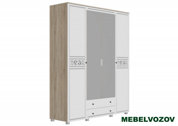 Шкаф 4-х створчатый Мадлен от компании Мебельвозов в Нижнем Новгороде