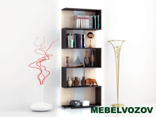 Стеллаж Ромео-1 (Венге/Дуб Молочный) от Mebelvozov в Нижнем Новгороде