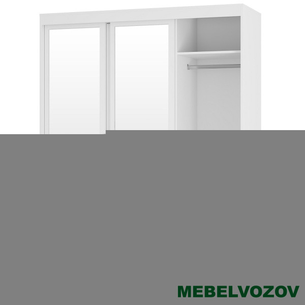 Шкаф-купе "Симпл" ШКК-06 Белый от компании Мебельвозов в Нижнем Новгороде