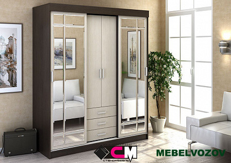 Шкаф купе ЛИДЕР 1К от компании Мебельвозов в Нижнем Новгороде