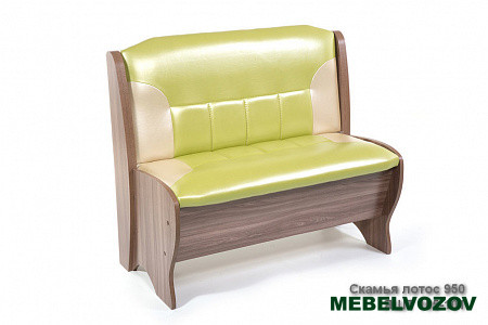 Скамья большая 950 Ясень шимо темный Лотос от магазина Мебельвозов в Нижнем Новгороде