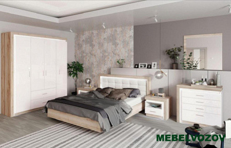 Спальня Люмен Комплект 1 от магазина Мебельвозов в Нижнем Новгороде