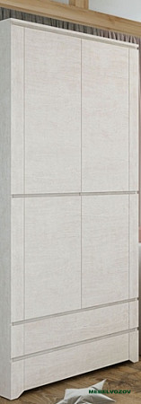 Шкаф 2-х створчатый для одежды Твист 01 детальное изображение от магазина mebelvozov.ru в Нижнем Новгороде