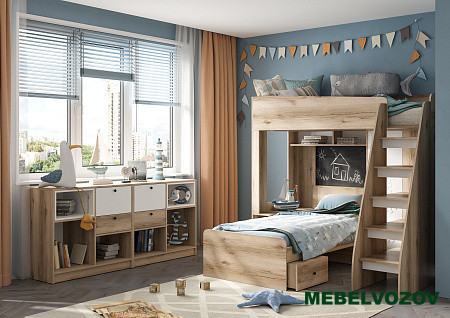КИВИ КР-02 Кровать-чердак детальное изображение от магазина mebelvozov.ru в Нижнем Новгороде