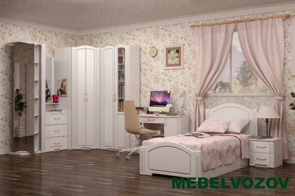 36 Секция навесная «Виктория» Детская комната фото от Мебельвозов в Нижнем Новгороде