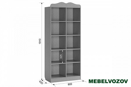 Стеллаж в детскую Амели от Mebelvozov в Нижнем Новгороде