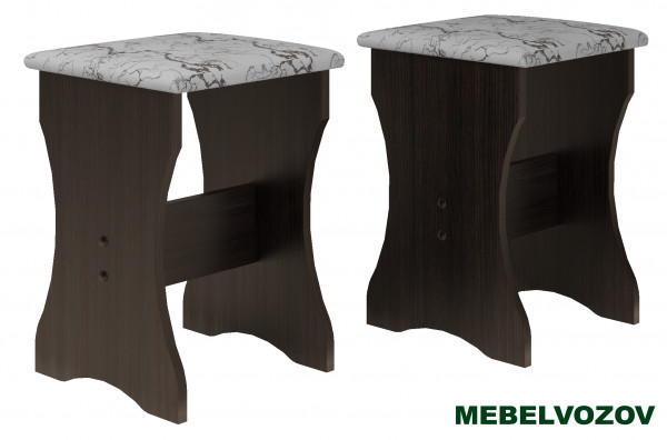 Табурет с мягким сидением 2шт Трапези Эна (Бодега темный) от магазина Мебельвозов в Нижнем Новгороде