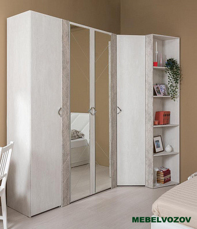 Амели Шкаф для одежды 13.131 угловой от компании Мебельвозов в Нижнем Новгороде