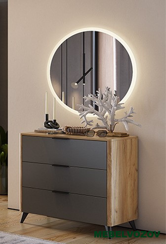 Адам Комод (дуб крафт золотой/графит) от магазина Мебельвозов в Нижнем Новгороде