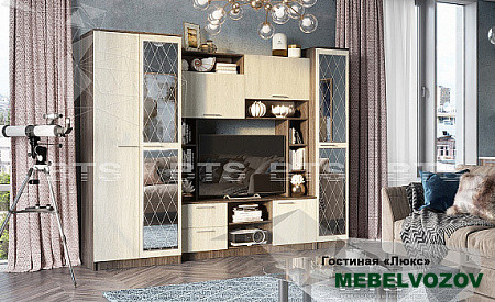 Гостиная Флора Люкс с зеркалом от интернет магазина Mebelvozov в Нижнем Новгороде