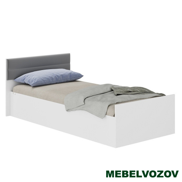 Кровать с настилом ЛДСП Фьюжн КР-03 90х200 от магазина Мебельвозов в Нижнем Новгороде