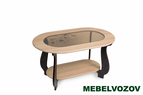 Столик журнальный СЖ-21 со стеклом - фото от Mebelvozov в Нижнем Новгороде Столик журнальный СЖ-21 со стеклом от Mebelvozov в Нижнем Новгороде