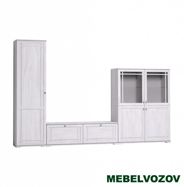 Шкаф МНЦ Sherlock 2 (гостиная), Ясень Анкор светлый от интернет магазина Mebelvozov в Нижнем Новгороде
