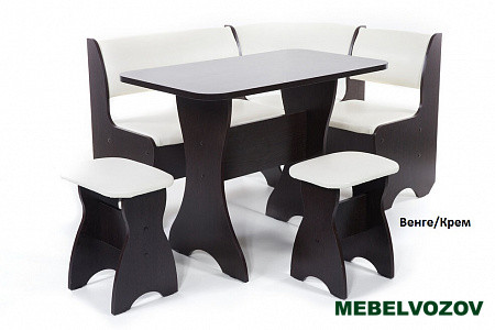 Кухонный Уголок Тюльпан Венге/Крем  от магазина Мебельвозов в Нижнем Новгороде