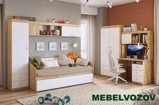 Модульная детская Форсаж (без фотопечати) - фото, картинки на сайте mebelvozov.ru в Нижнем Новгороде Модульная детская Форсаж (без фотопечати) детальное изображение от магазина mebelvozov.ru в Нижнем Новгороде