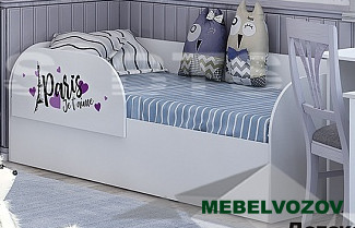 Кровать детская КРП-01 с подъемным механизмом Трио Бонжур  детальное изображение от магазина mebelvozov.ru в Нижнем Новгороде