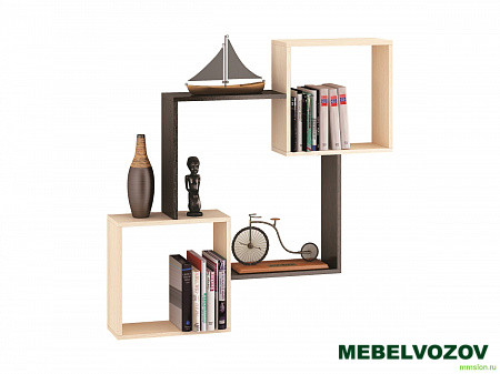 Полка навесная ПН-2 (Венге/Дуб Молочный) фото от Мебельвозов в Нижнем Новгороде