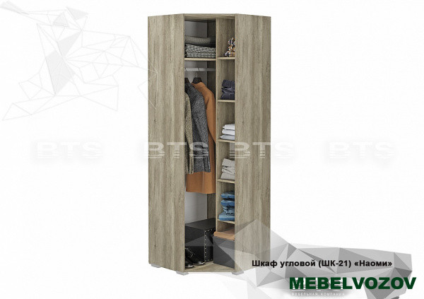 Шкаф угловой Наоми ШК-21 от компании Мебельвозов в Нижнем Новгороде