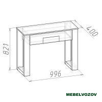 Туалетный стол АМЕЛИ 6 (Венге) от магазина Мебельвозов в Нижнем Новгороде