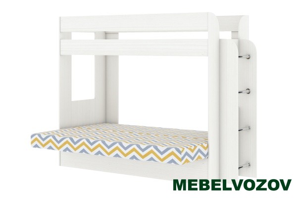 Кровать-Диван 2-х этажная Карамель 75 (Бодега светлый/бодега светлый) детальное изображение от магазина mebelvozov.ru в Нижнем Новгороде