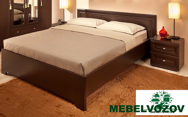 Кровать двуспальная 1800 Анкона 1 без основания без матраса (Венге) от магазина Мебельвозов в Нижнем Новгороде