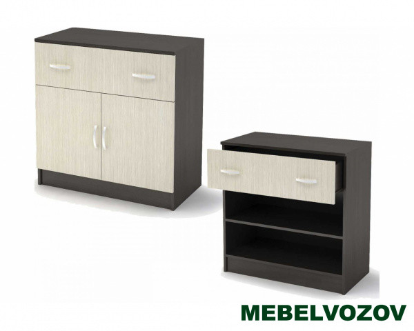 БАССА КМ 552-М комод 1 ящик 2 створки от магазина Мебельвозов в Нижнем Новгороде