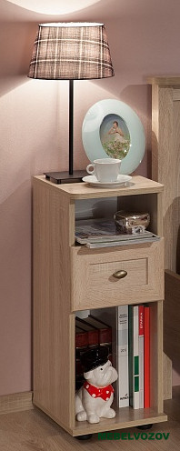 Тумба прикроватная Sherlock 51 (Дуб Сонома) от магазина Мебельвозов в Нижнем Новгороде