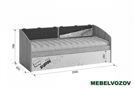 Кровать Софа Энерджи детальное изображение от магазина mebelvozov.ru в Нижнем Новгороде