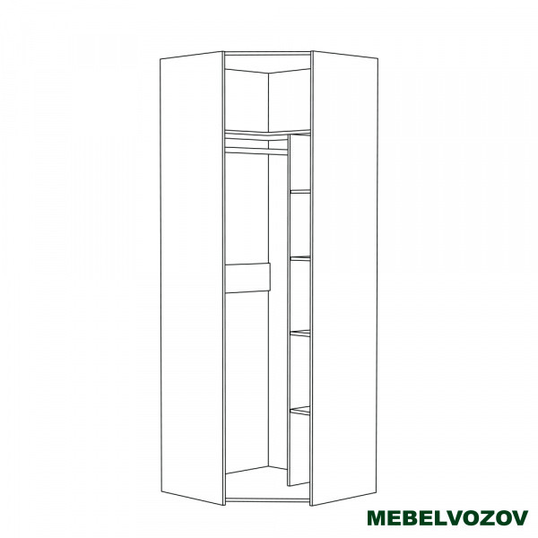 Амели Шкаф для одежды 13.131 угловой от компании Мебельвозов в Нижнем Новгороде