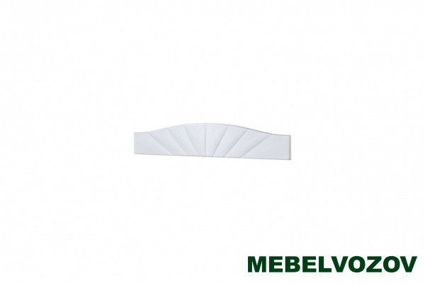 "Александрия" КР-106 Кровать 0,9 м с настилом ЛДСП и мягким щитом ЩМ-106 детальное изображение от магазина mebelvozov.ru в Нижнем Новгороде