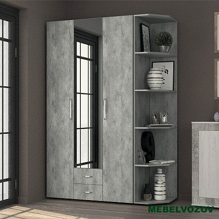 Шкафная группа Монако (Atelier светлый) Комплект 2 от компании Мебельвозов в Нижнем Новгороде