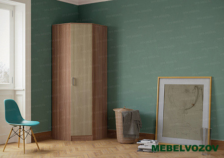 Шкаф угловой ясень шимо от компании Мебельвозов в Нижнем Новгороде