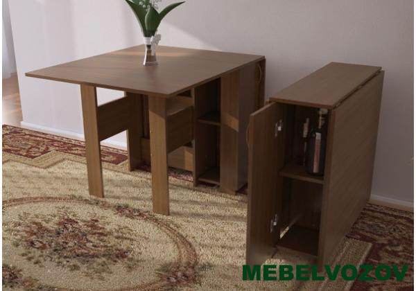 Стол-книжка с баром №2 МК от магазина Мебельвозов в Нижнем Новгороде