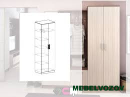 МАШЕНЬКА ШК 204 шкаф с перегородкой от компании Мебельвозов в Нижнем Новгороде