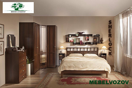 Модульная спальня SHERLOCK (Шерлок). Компоновка 2 от магазина Мебельвозов в Нижнем Новгороде