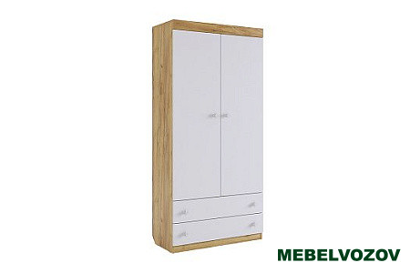 Форсаж Шкаф комбинированный с ящ. 2-створчатый (без фотопечати) детальное изображение от магазина mebelvozov.ru в Нижнем Новгороде