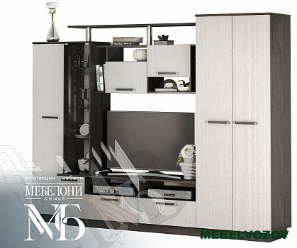 Стенка в гостиную Вега от интернет магазина Mebelvozov в Нижнем Новгороде