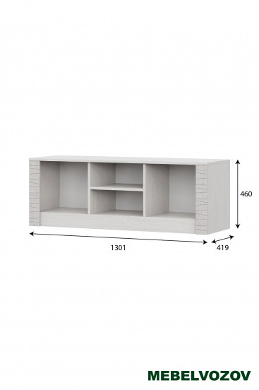 "Гамма 20" Тумба для телевидеоаппаратуры (1300) Серия №4 от интернет магазина Mebelvozov в Нижнем Новгороде