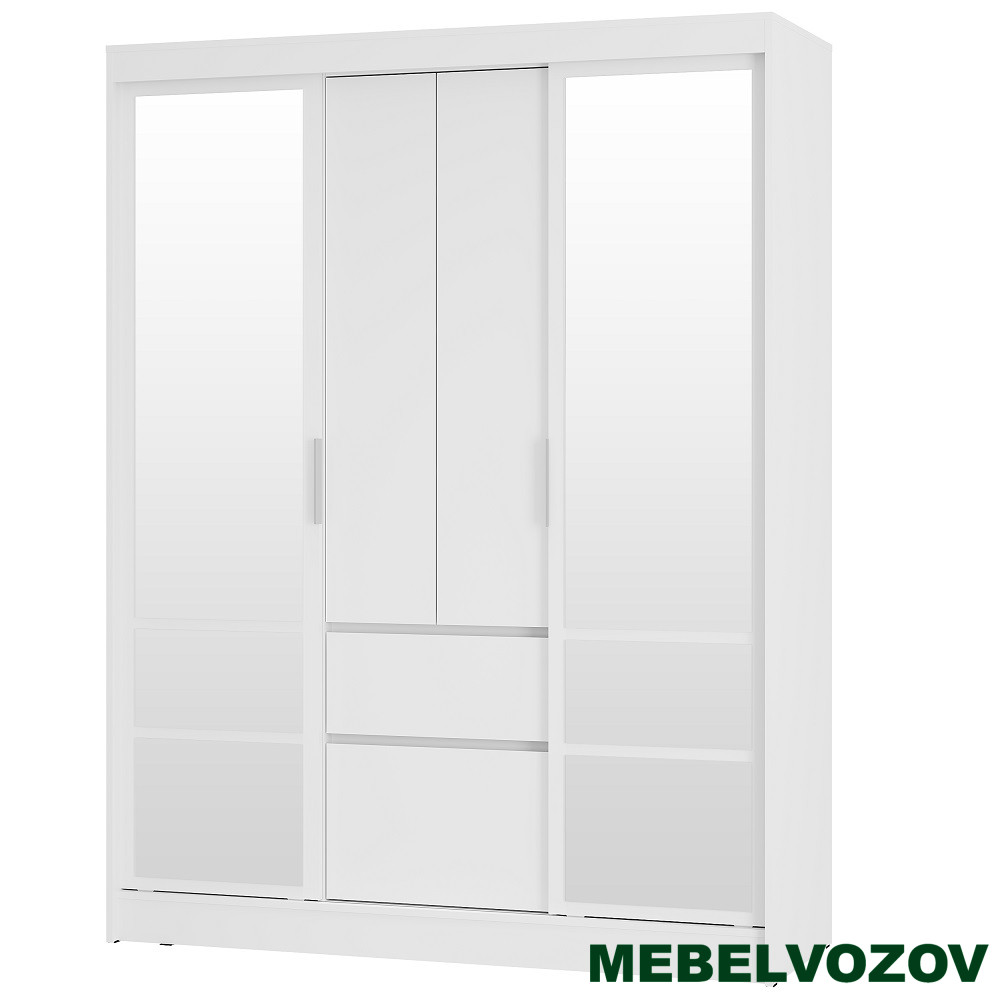 Шкаф-купе "Симпл" ШКК-06 Белый от компании Мебельвозов в Нижнем Новгороде
