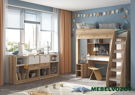 КИВИ КР-02 Кровать-чердак детальное изображение от магазина mebelvozov.ru в Нижнем Новгороде