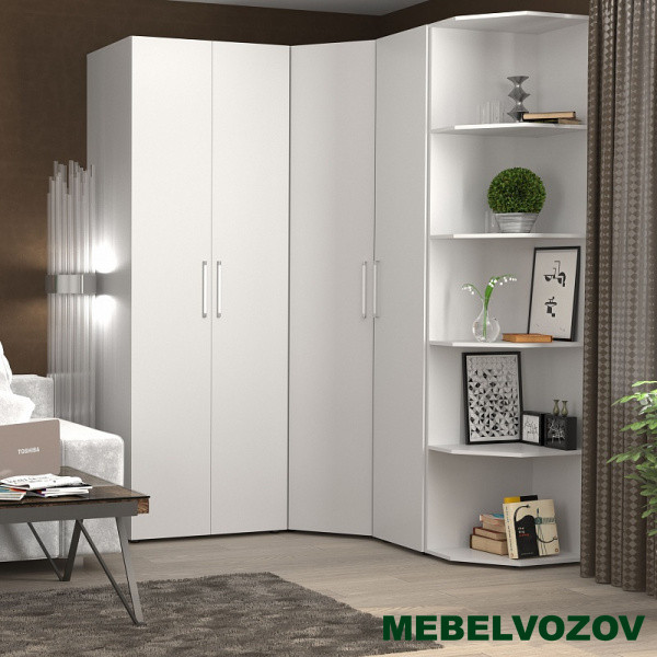 Шкафная группа Монако (Белый) Комплект 1  от компании Мебельвозов в Нижнем Новгороде