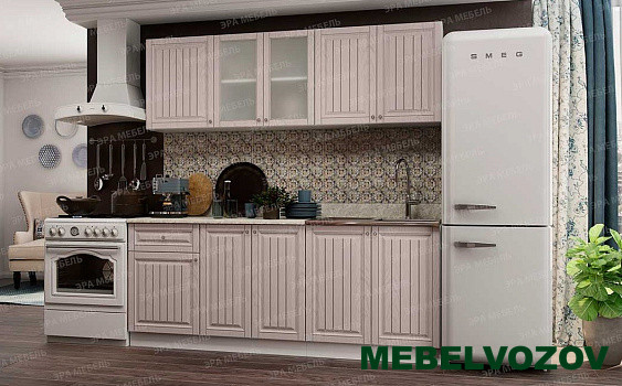 Кухонный гарнитур Хозяюшка 2,0м (белый/мускат) от магазина Мебельвозов в Нижнем Новгороде