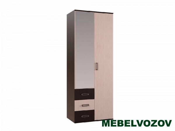 Шкаф с зеркалом "Белла" 2-х створчатый  от компании Мебельвозов в Нижнем Новгороде