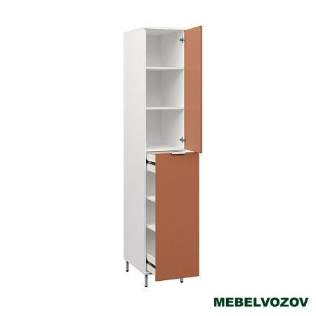 Марвэл Шкаф-пенал 16.316.02 (Белый PE шагрень) от компании Мебельвозов в Нижнем Новгороде