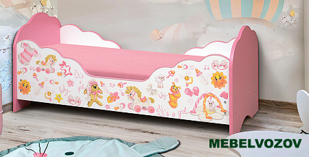 Кровать детская с фотопечатью Малышка №4" 600*1400 детальное изображение от магазина mebelvozov.ru в Нижнем Новгороде