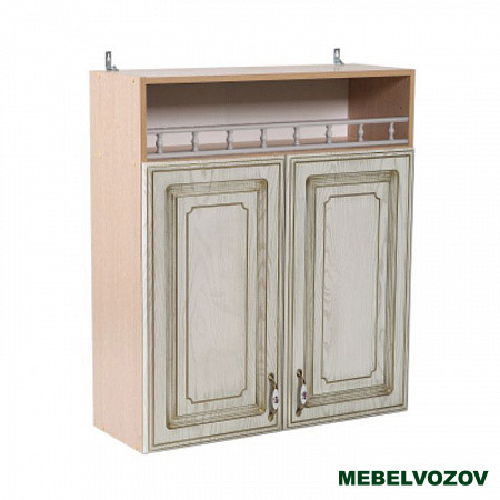 Шкаф навесной с открытой полкой 800 Анжелика (высота 920) фото от Мебельвозов в Нижнем Новгороде