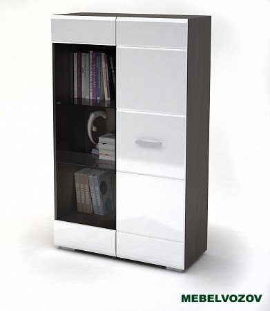 ВЕГАС стеллаж (венге/белый глянец) от Mebelvozov в Нижнем Новгороде