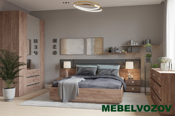 Спальня NEO Компоновка 1 от магазина Мебельвозов в Нижнем Новгороде